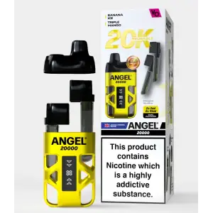 Yellow Edition Angel 20000 Rechargeable Disposable Pod Kit